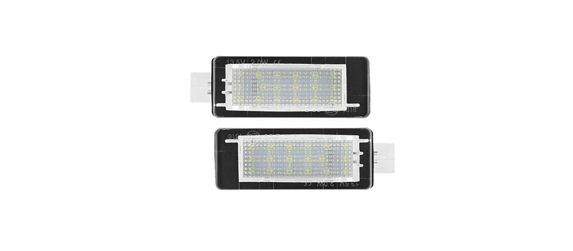 Lampi Iluminare numar Led pentru Dacia Duster Logan Lodgy