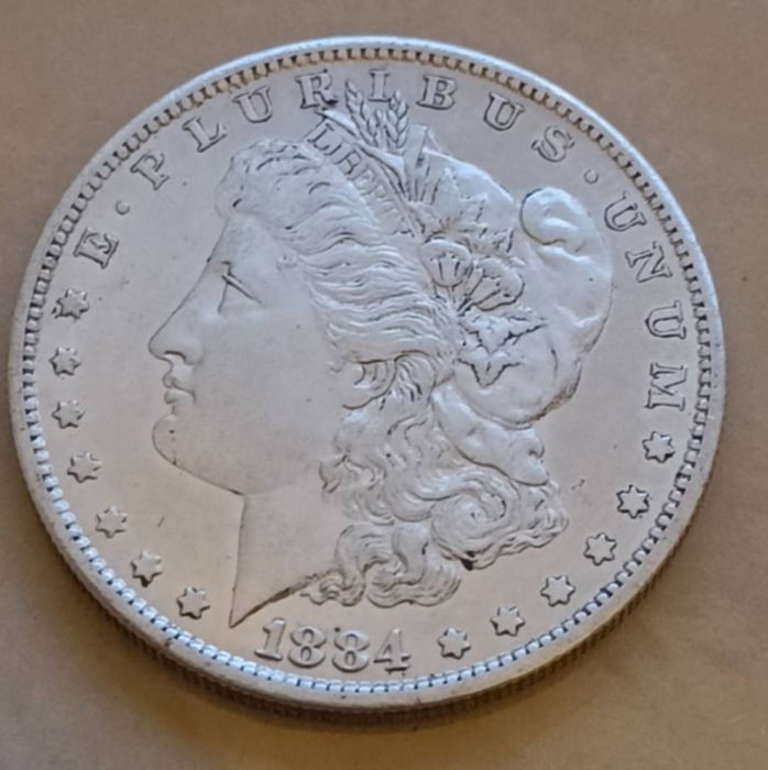 Moneda 1 dolar american 1884