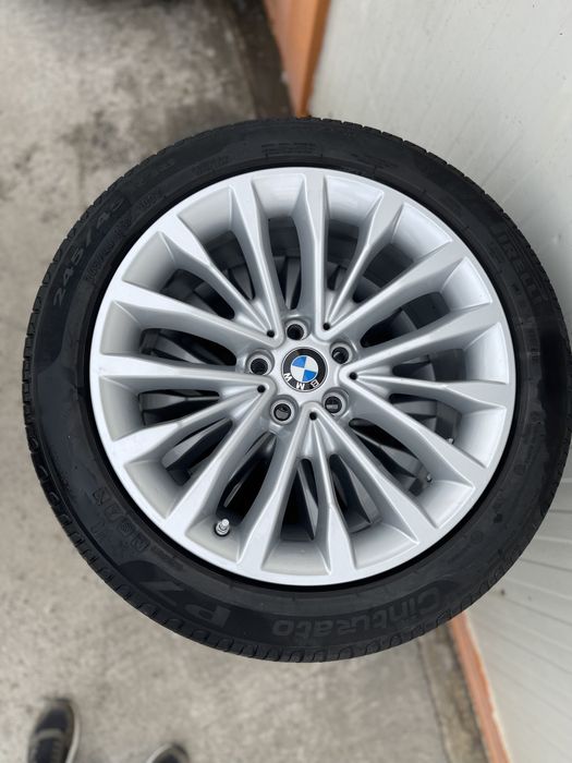 Set jante aliaj 5X112 BMW 245 45 R18 cu anvelope