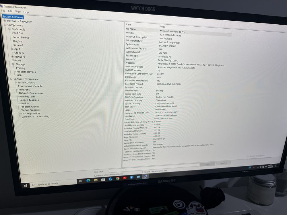 Calculator, gtx1050ti, 8gb ram ddr4, 1tb, ryzen 5 1500x