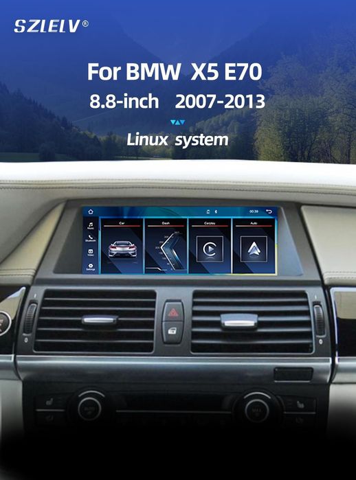 Магнитола Linux BMW X5 E70 X6 E71 X3 E83