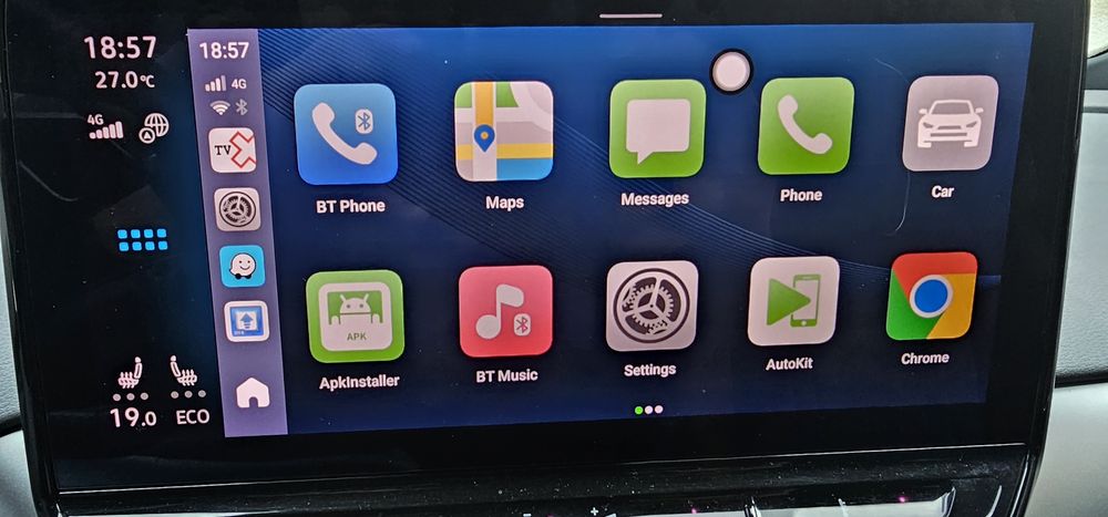 Carlinkit Android AI за автомобили Ambient QCM6125 мултимедия