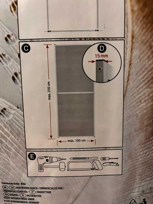 Plasa anti-insecte pentru usa balcon