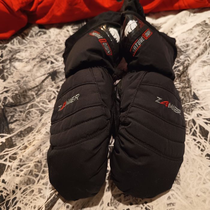 Mănuși ziene de fâș cu puf ziener