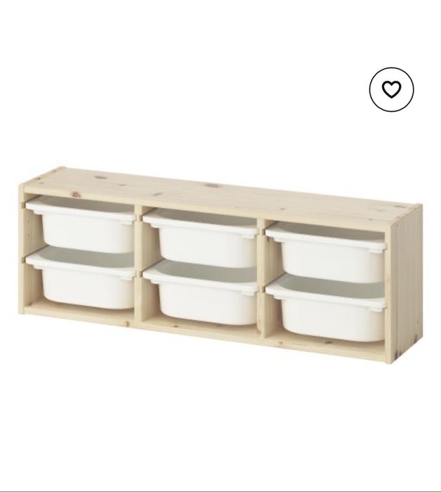 Икеа TROFAST секция с кутии и стенен шкаф