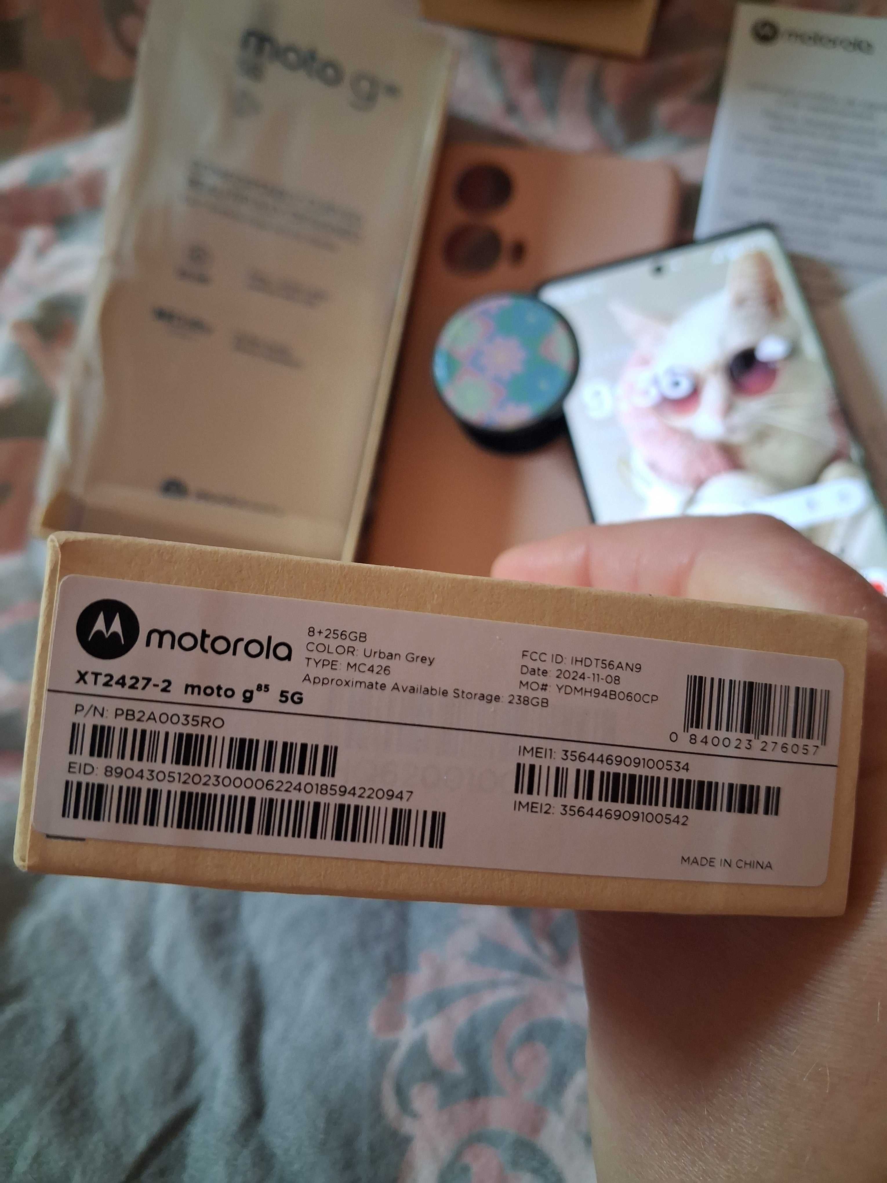 Motorola g85, 256GB,сив