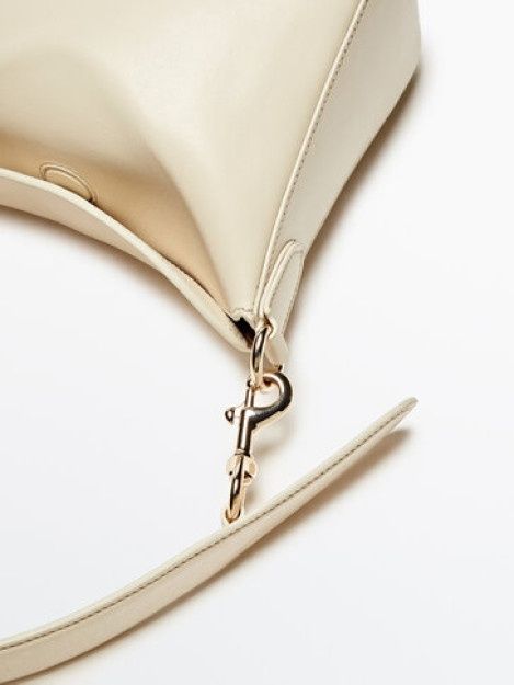 Geanta piele nappa Massimo dutti