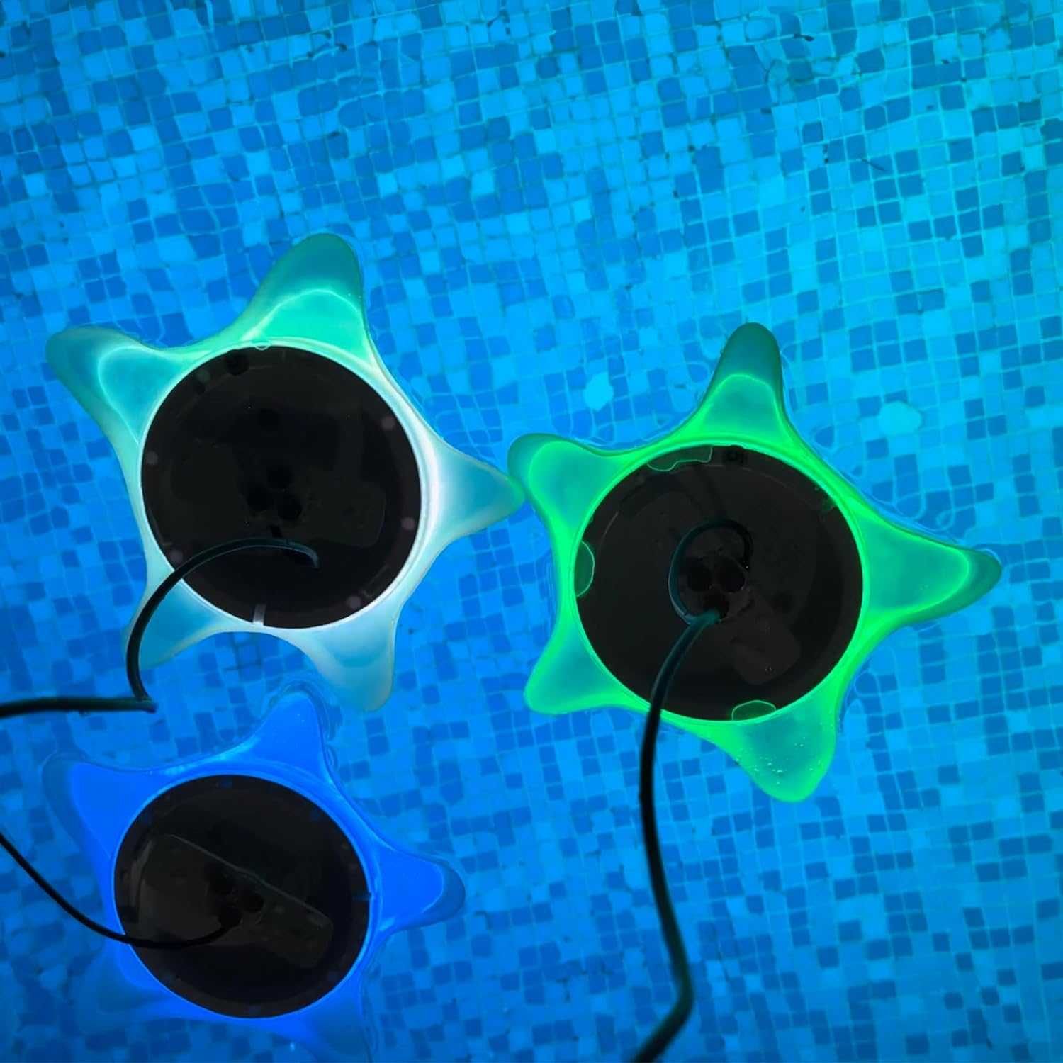 JIANUO Подводни светлини за басейн, RGB LED 15W