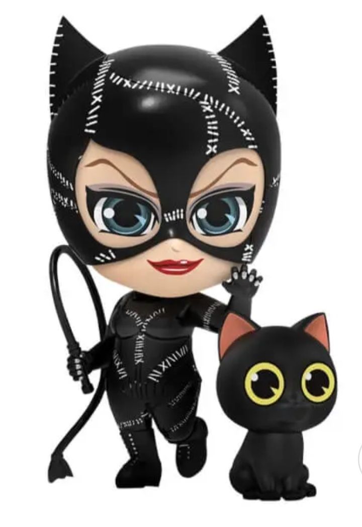 Figurina Hot Toys Cosbaby - Catwoman with whip