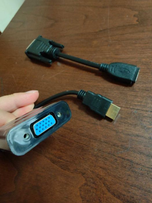 кабели - конвертор тип C - 2 в 1 Type-C OTG адаптер 18W DP QC3.0 кабел