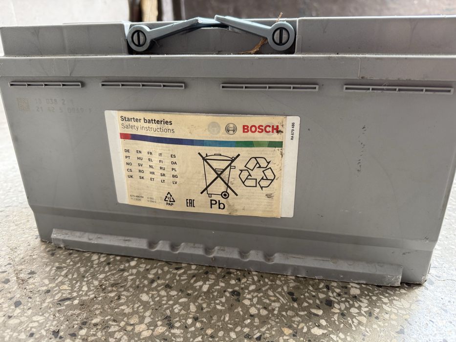 Акумулатор Bosch S5 A13  95 Ah - AGM R + 850 EN