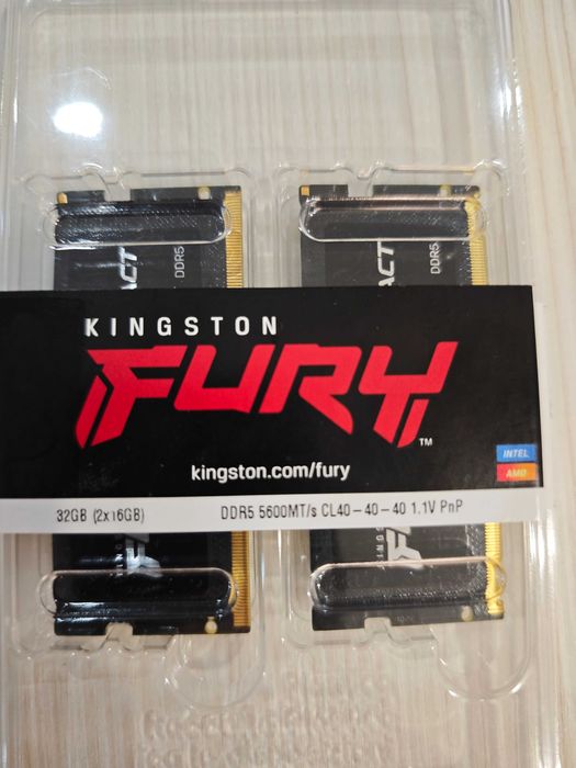 Память 32GB DDR5 SO-DIMM 5600 Kingston Fury