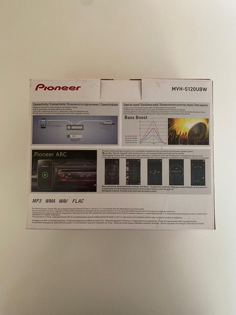 магнитола Pioneer MVH-S120UBW. Оригинал.