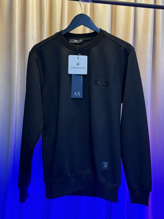 Bluza Armani Exchange negru/alb