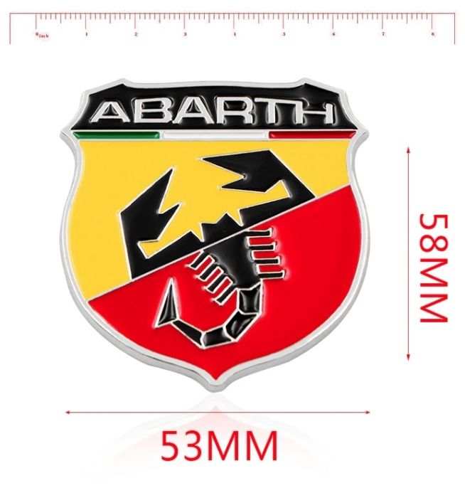 Emblema Logo 3D Abarth - Fiat Bravo Punto 500