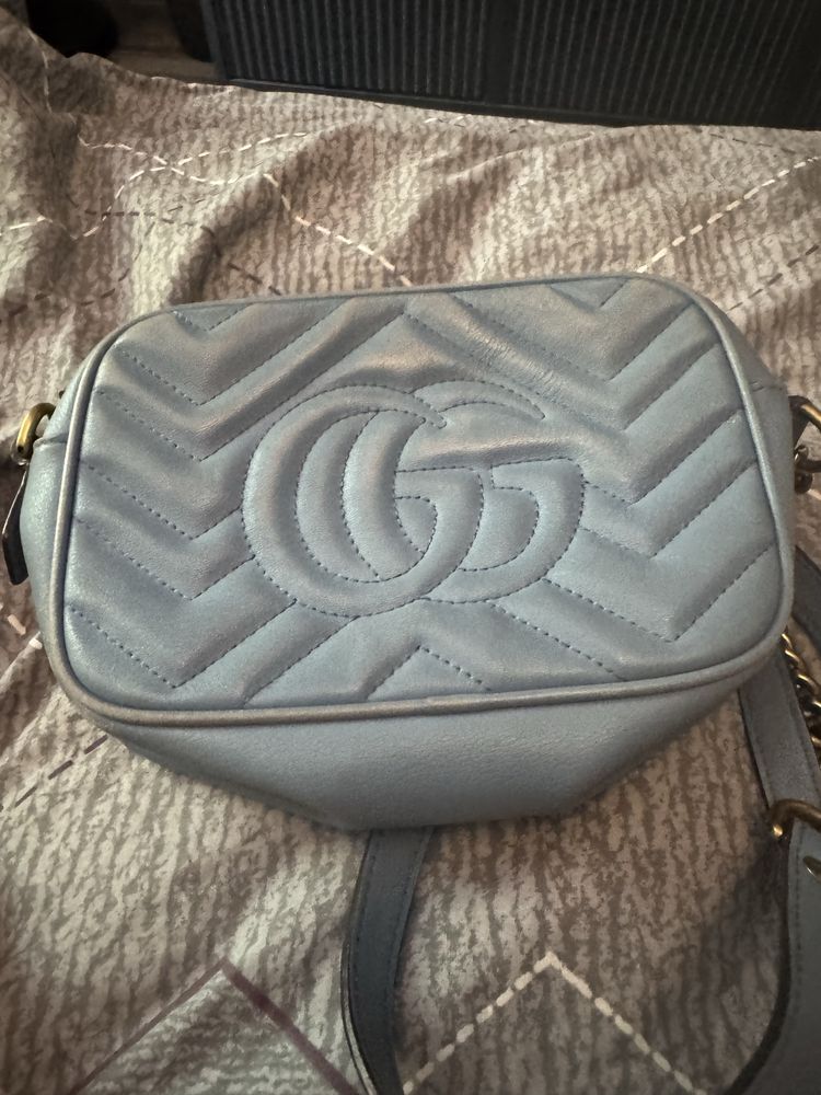 Кожена чанта Gucci
