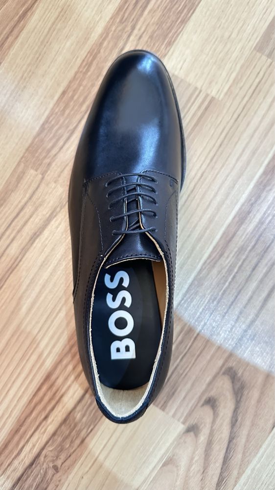 Pantofi BOSS Men's Eastside Plain Toe Oxfords Leather