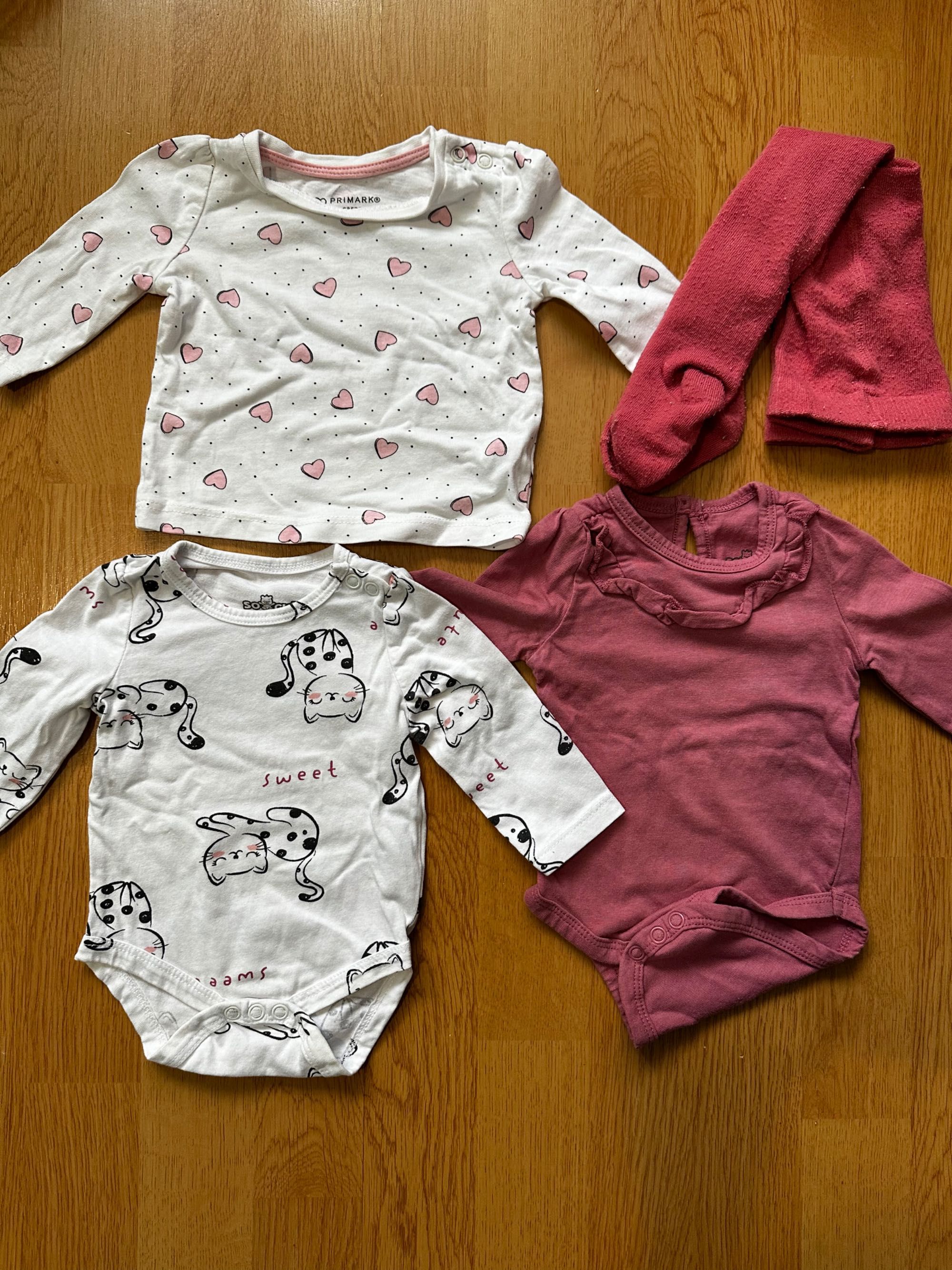 Бебешки дрехи момиче / размири 50 см - 80 см / лотове
