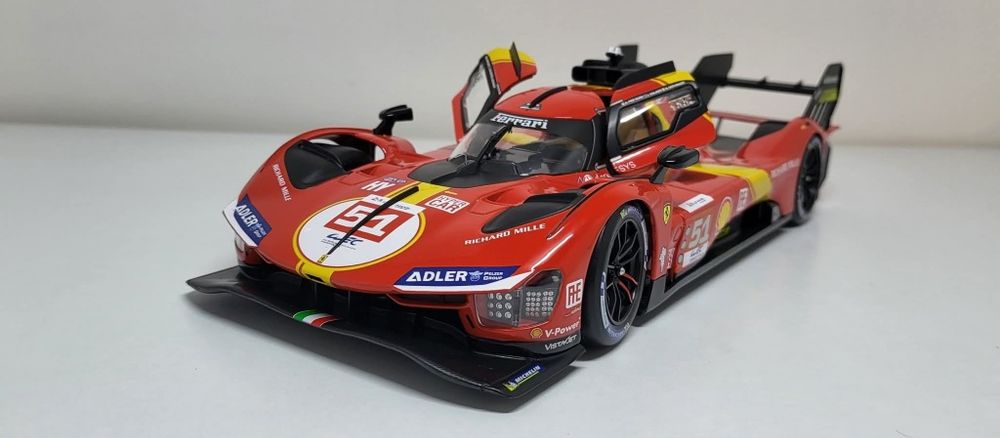 Machetă Ferrari 499P 1/18 Bburago