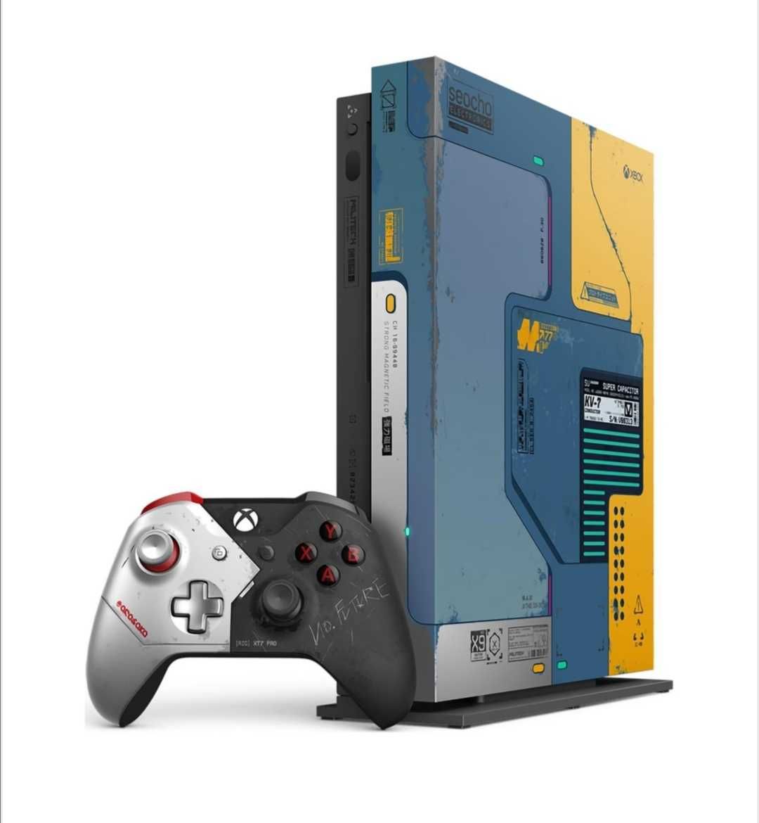 Consola Microsoft Xbox One X 1TB, ediție limitată CyberPunk 2077