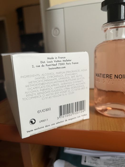 Parfum Louis Vuitton matiere noire