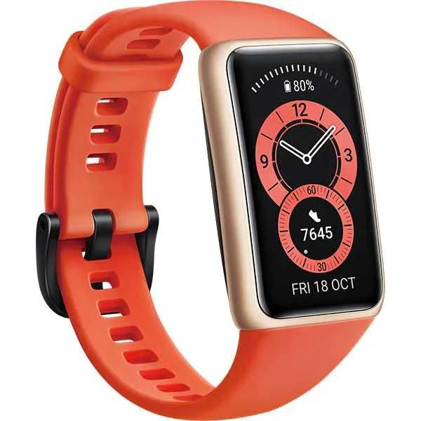 Bratara fitness HUAWEI Band 6 Negru, Roz, Portocaliu - Noua Sigilata