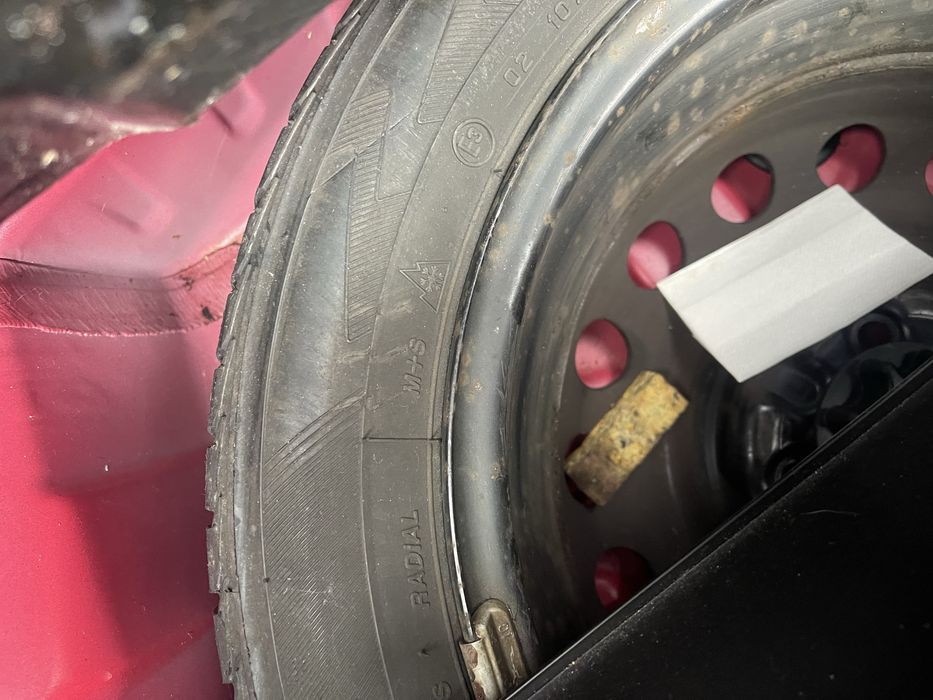 Vand roata rezerva 4x100 citroen c1 107 yaris aygo 155/65/r14 toyota