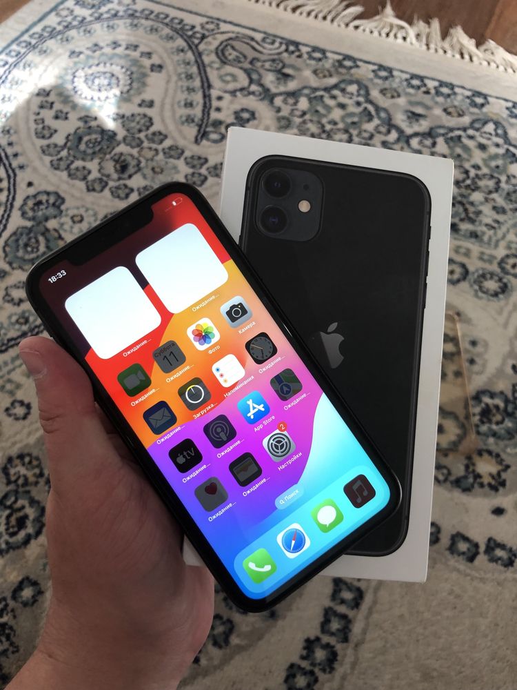 Продам Iphone 11 97% Black в идеальном состянии все работает