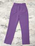 Pantaloni mov cu pense