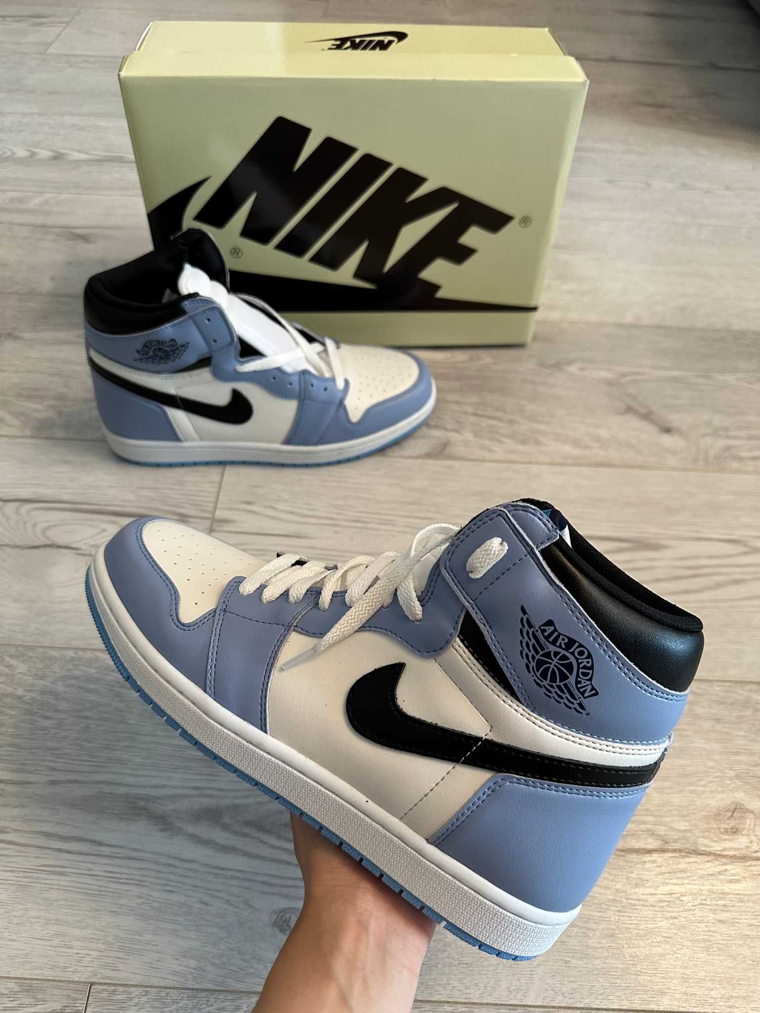 Adidasi Air Jordan 1 High-end OG University Blue | Calitate Superioara