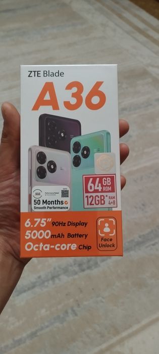 Продам новый телефон (запечатанный ) ZTE Blade A36