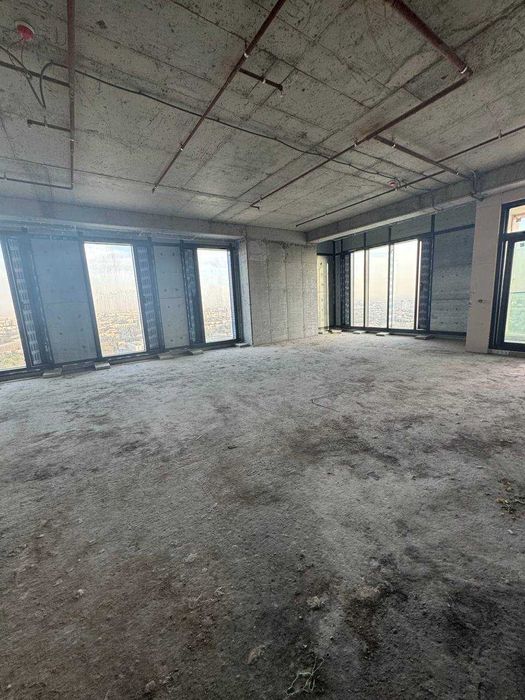 Ташкент Сити ЖК Nest One 4-комн 34/51 93 м² коробка вид на Хумо Арена