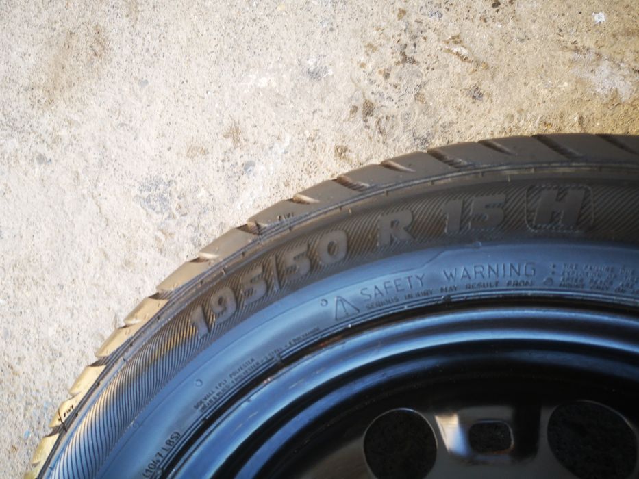 Rezerva janta R15 5x100 vw Polo Seat 195 50 15 Ibiza Skoda fabia