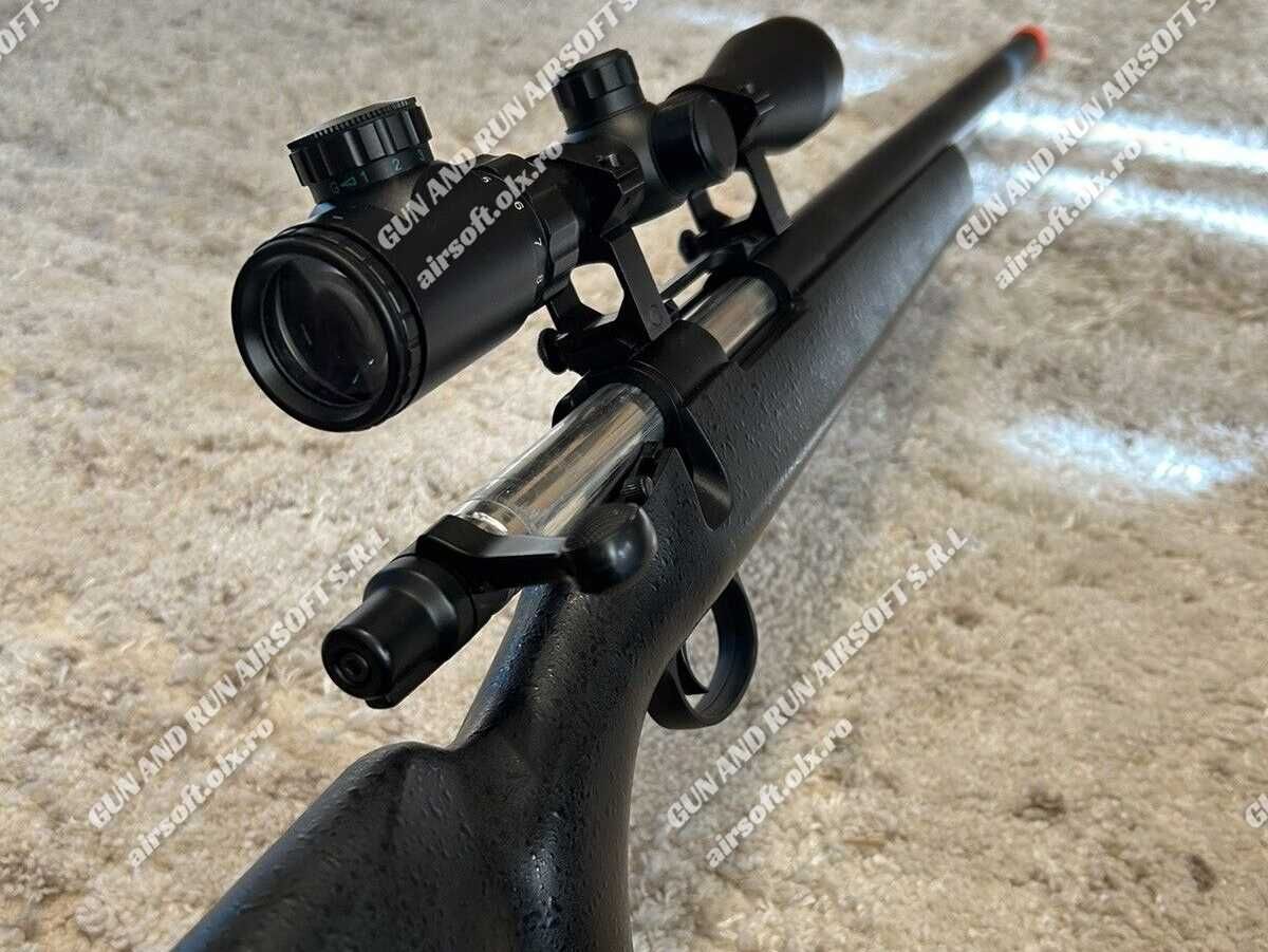 ~ARMA MODIFICATA~ Pusca 210 M/s FULL-MUNITIE (Metal) Airsoft NOUA ~Arc
