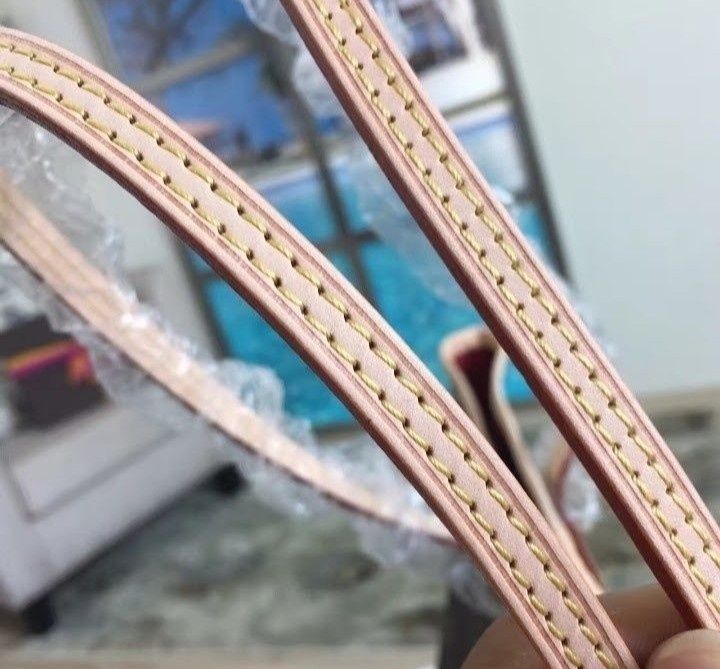 Geanta piele naturala LV Neverfull,card,certificat,saculet,etichetă