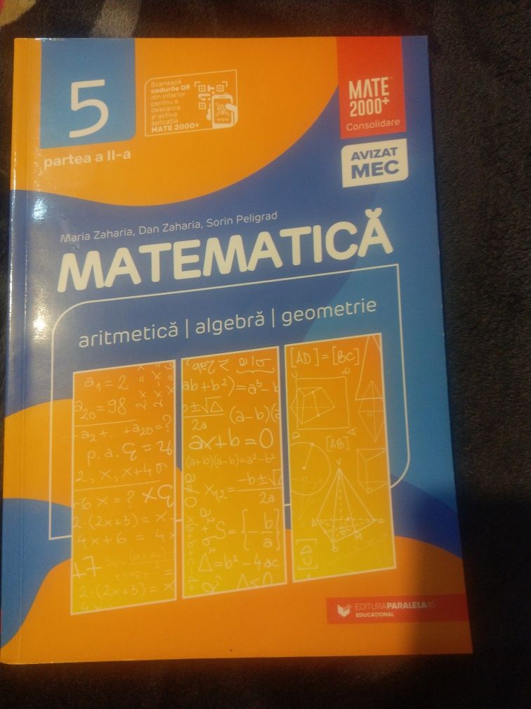 Carte matematica clasa a V-a