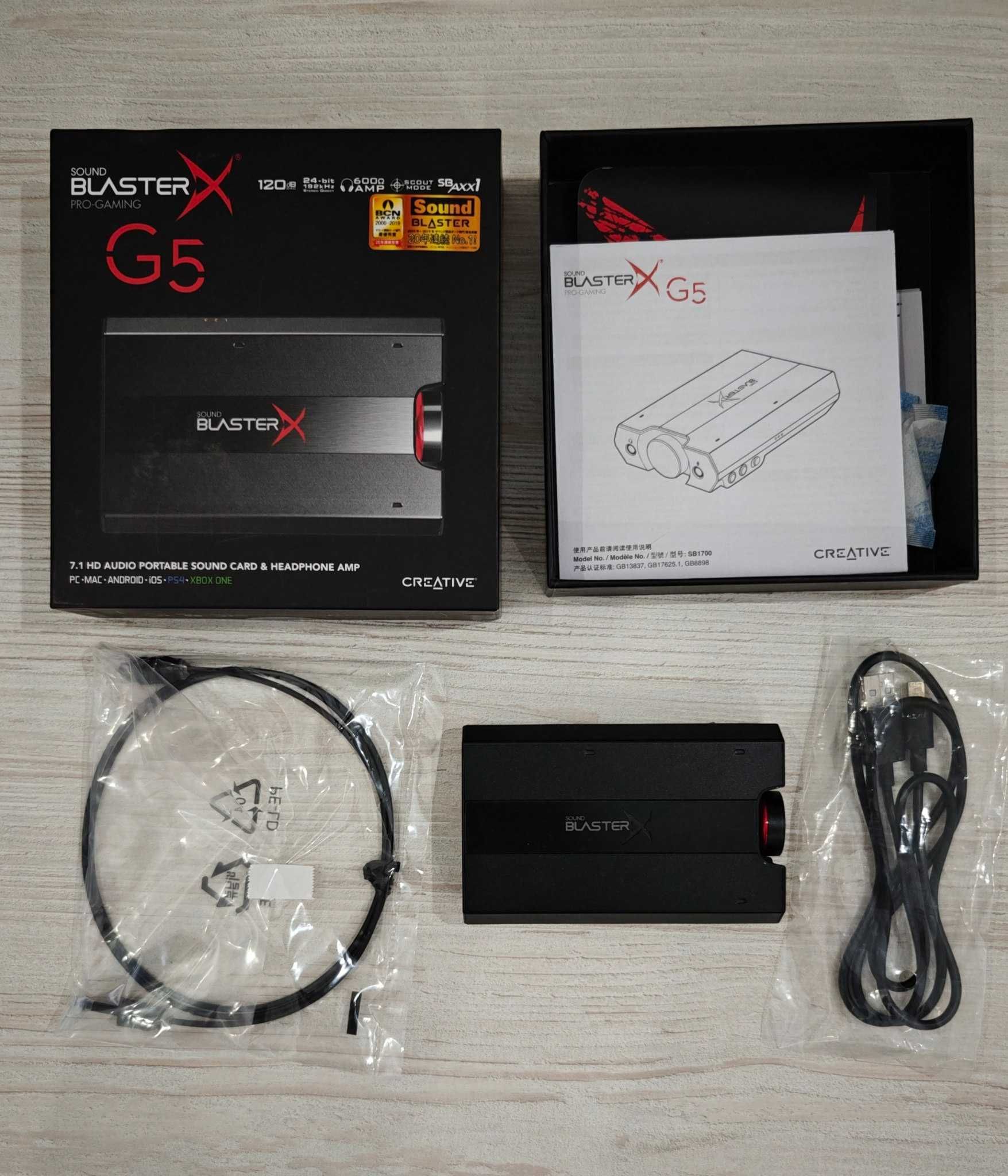 Външна звукова карта Creative Sound BlasterX G5