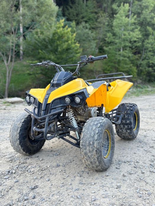 atv 125 cc 15cp cu carburator nou roti 8inch noi, 3+1