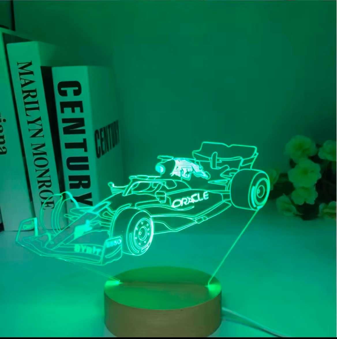 Нощна 3D LED лампа F1