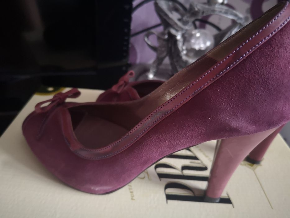 Pantofi dama piele întoarsă