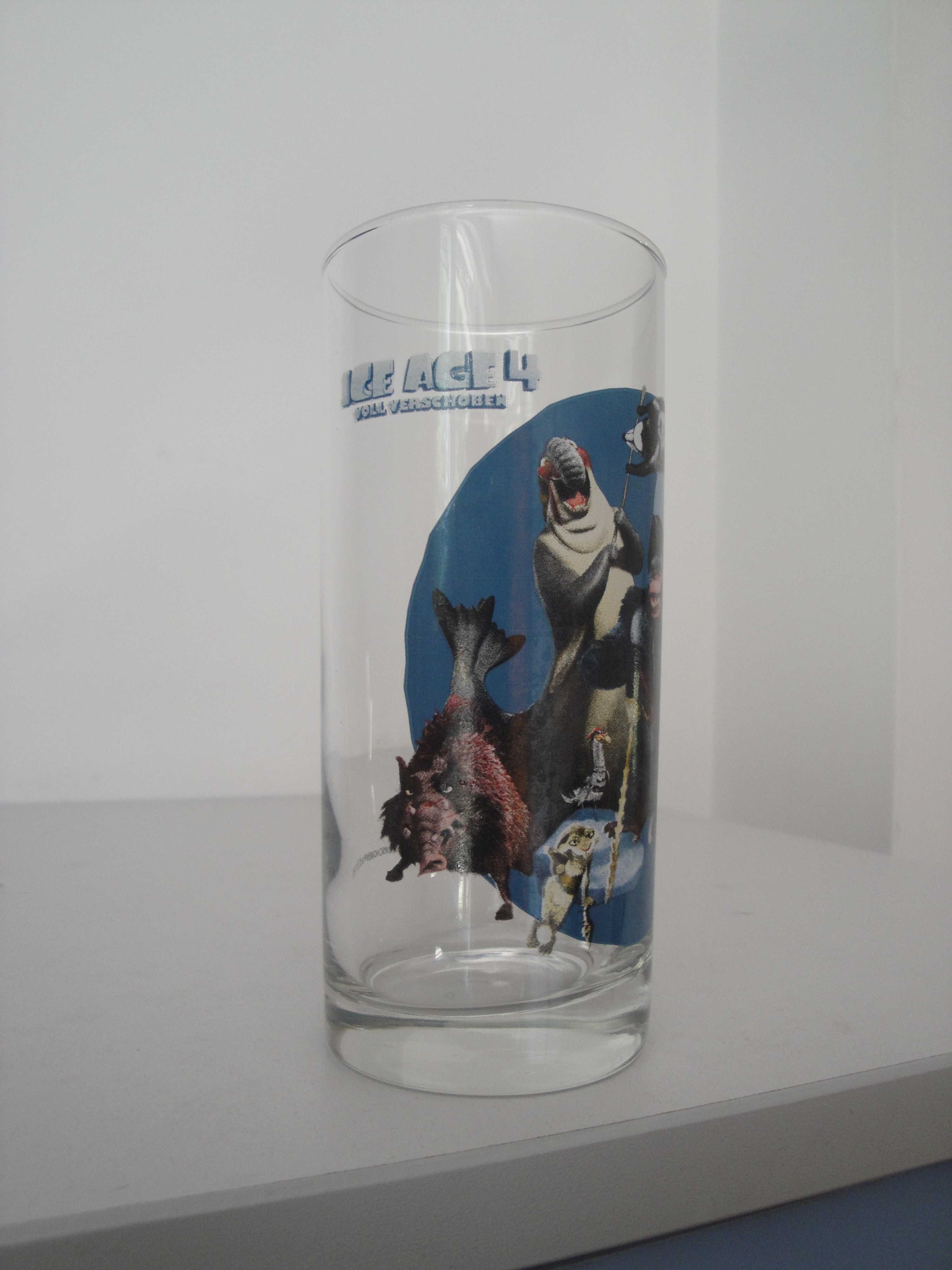 Нова стъклена чаша от филма Ice Age 4 / Ледена епоха / Айс Ейдж, чаши