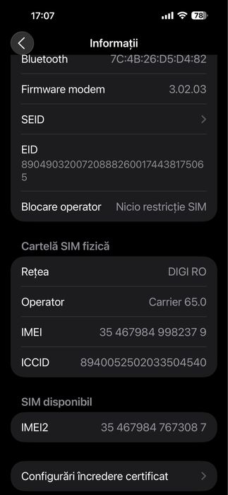 Iphone 15 pro max 256 gb
