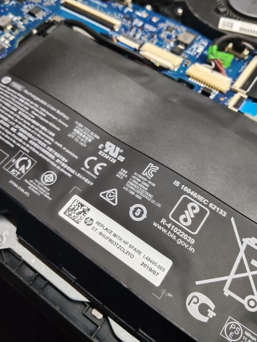 Laptop HP Pavilion placa de baza defecta