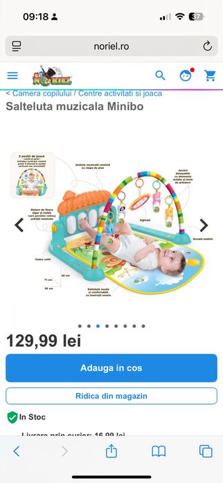 Salteluta muzicala Minobo