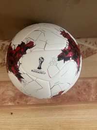 Кожаный мяч футбольный