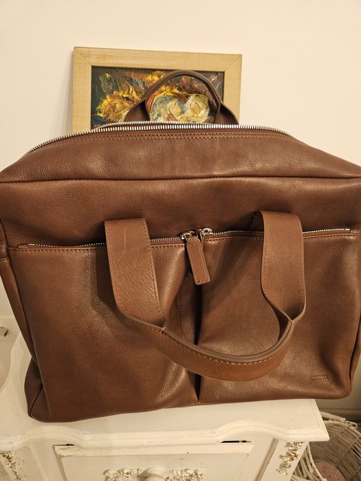 Servieta din piele marca ROECKL GERMANIA