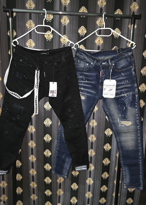 Blugi de barbati icon dsquared2 2culori premium