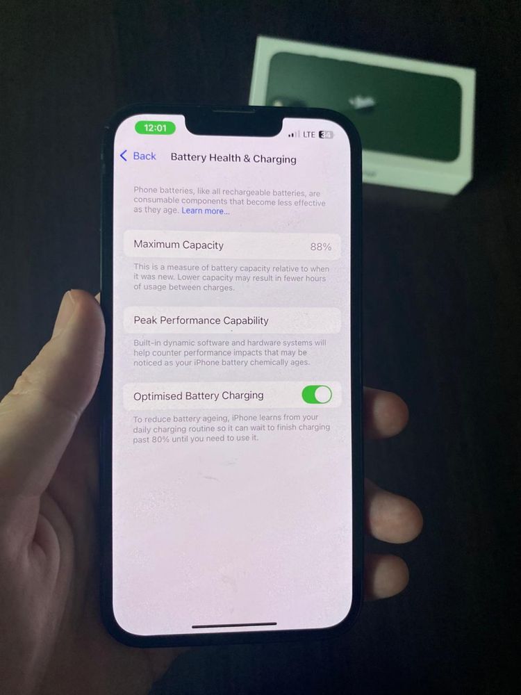 iPhone 13 зеленый