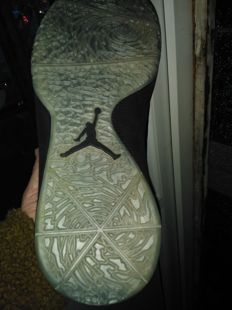 Nike air Jordan Black Dark Charcoal adidasi masura 47.5 31cm