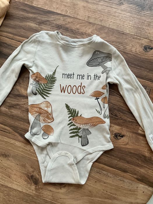 9 Детски блузи/бодита с дълги ръкави, размер 12-24 мес.